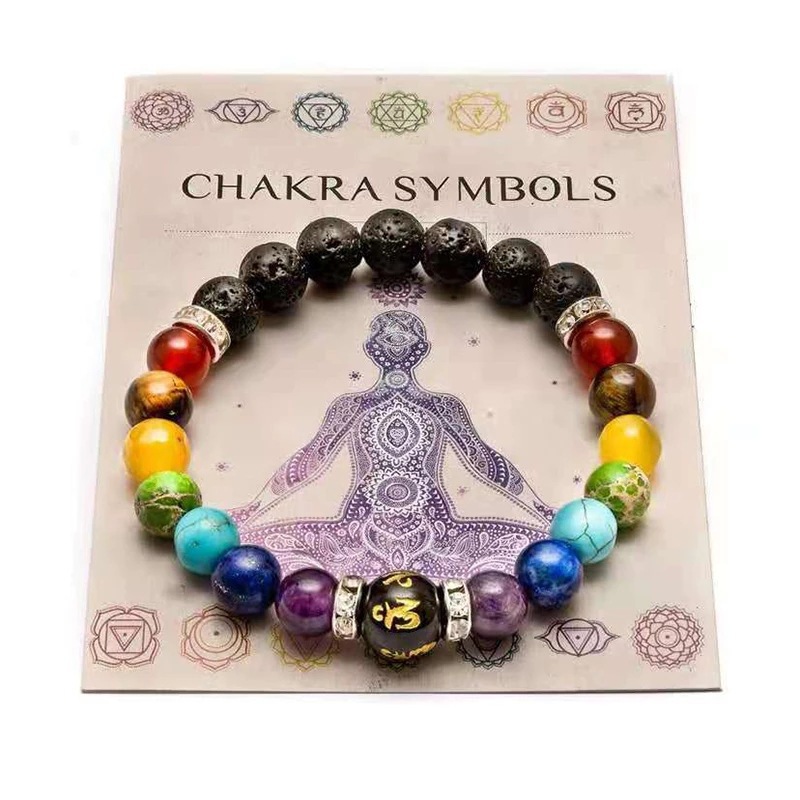 Seven Chakra Anxiety Relief Bracelet — Full Spectrum Mala 2