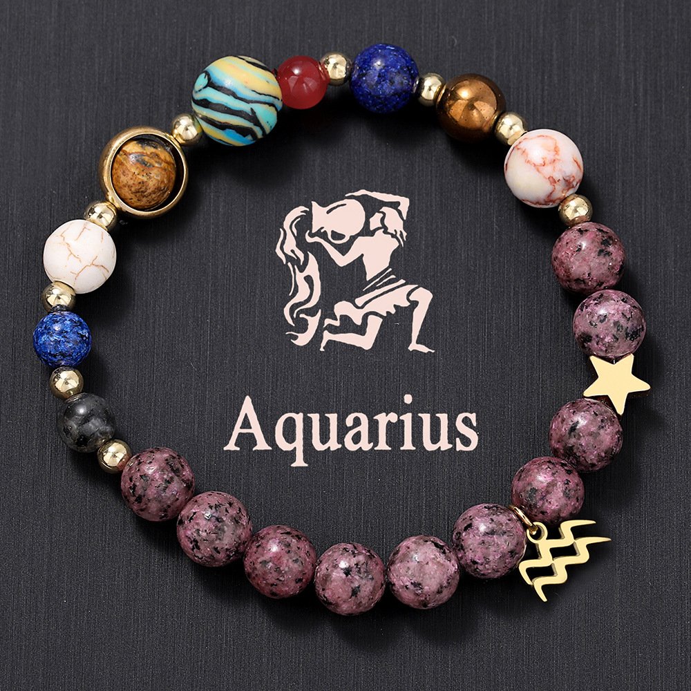 Cosmic Aquarius Planet Bracelet