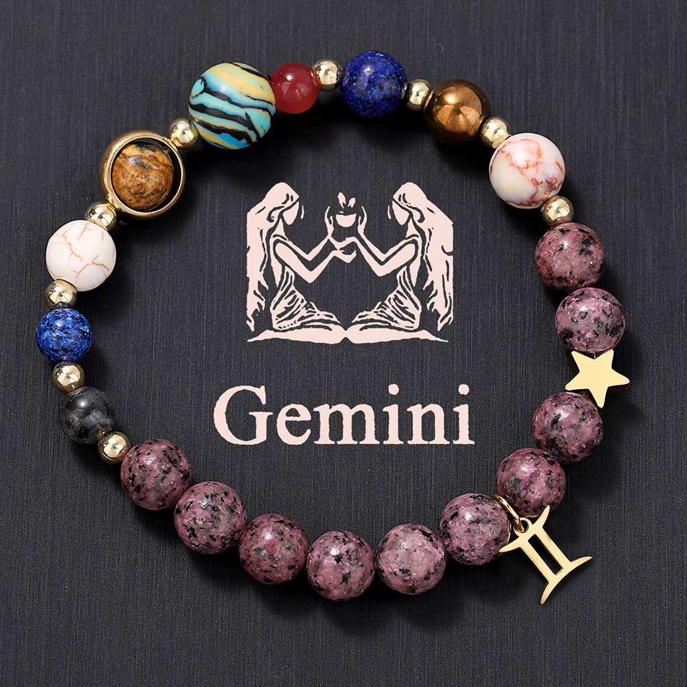 Cosmic Gemini Planet Bracelet