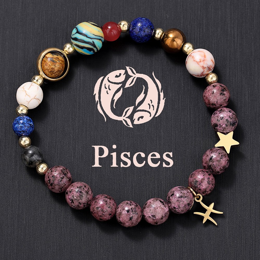 Cosmic Pisces Planet Bracelet