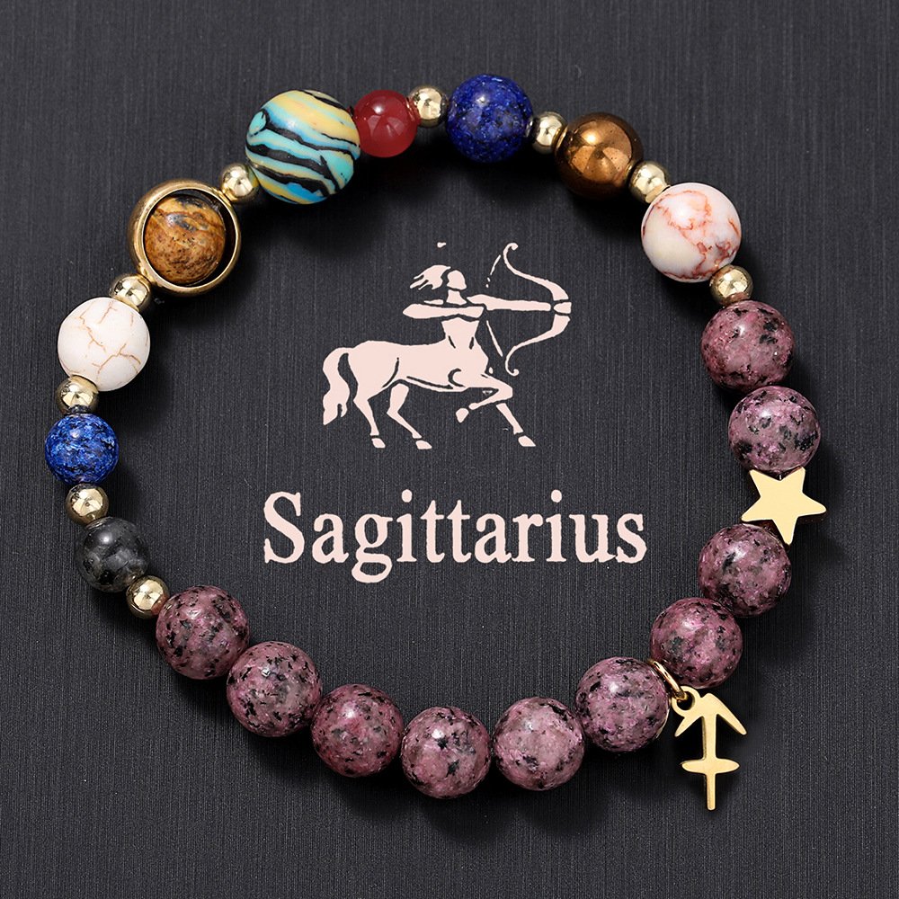 Cosmic Sagittarius Planet Bracelet