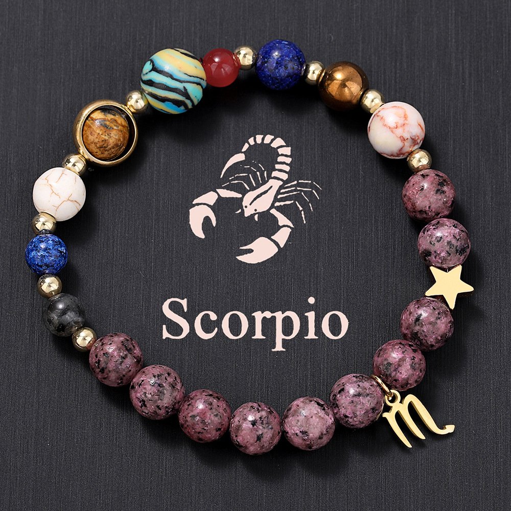 Cosmic Scorpio Planet Bracelet