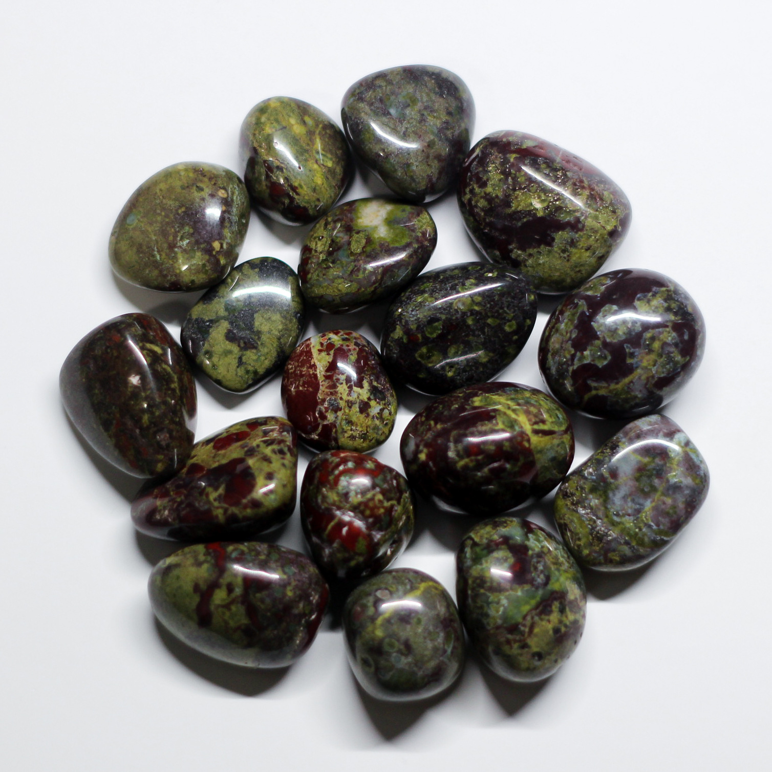 Feng Shui Dragon Bloodstone Tumbled Stones