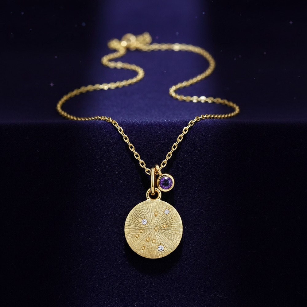 Aquarius Constellation Pendant Necklace