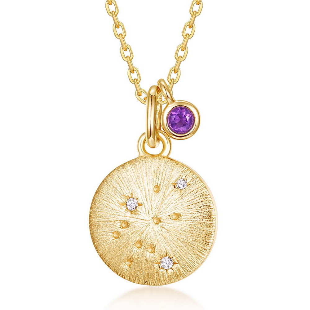 Aquarius Constellation Pendant Necklace 3