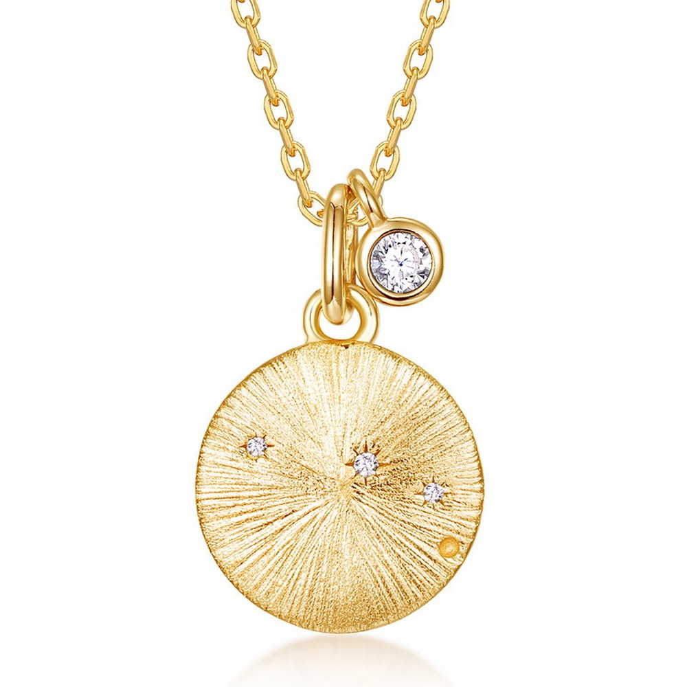 Aries Constellation Pendant Necklace 3