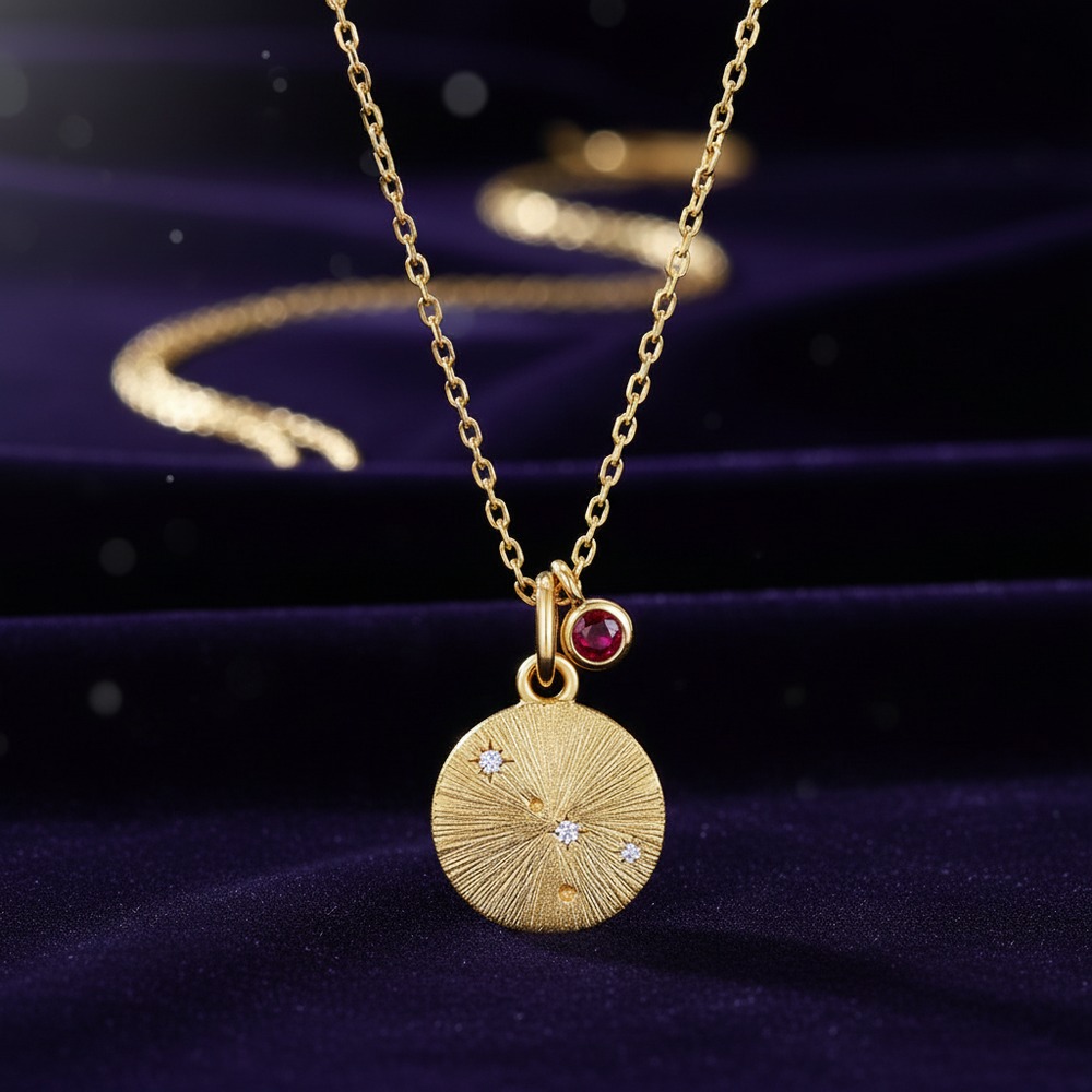 Cancer Constellation Pendant Necklace