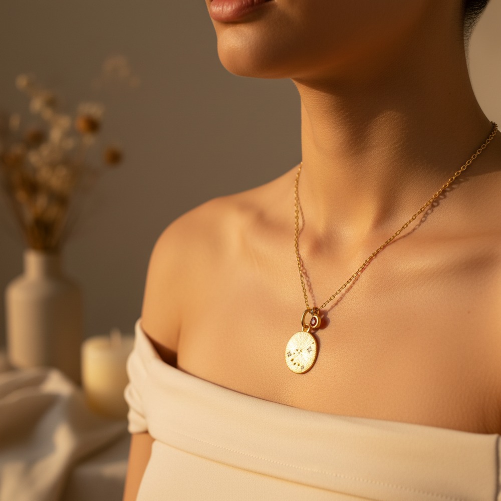 Capricorn Constellation Pendant Necklace 2