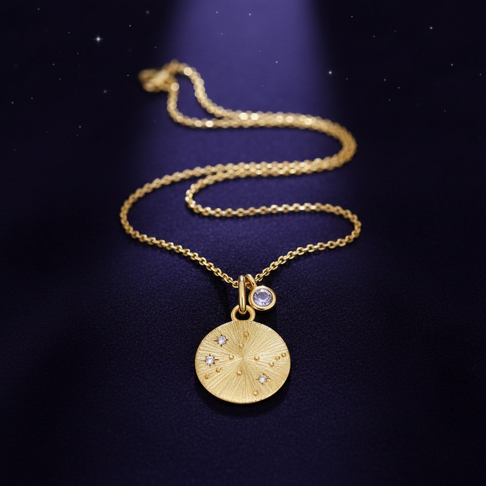 Gemini Constellation Pendant Necklace