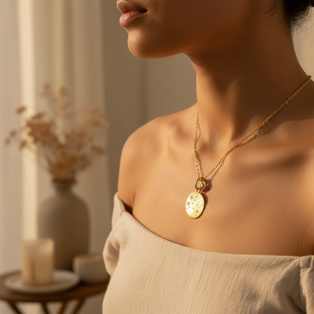 Gemini Constellation Pendant Necklace 2