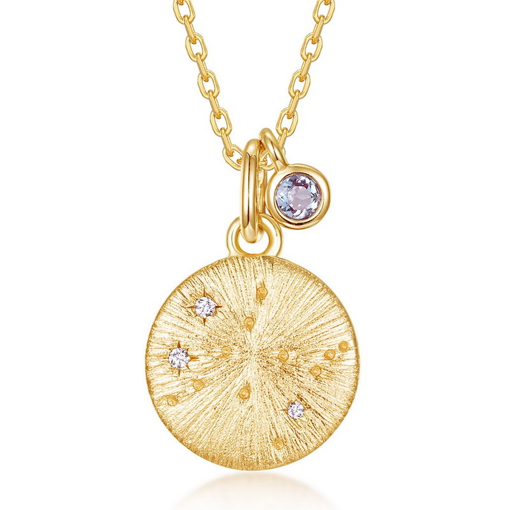 Gemini Constellation Pendant Necklace 3