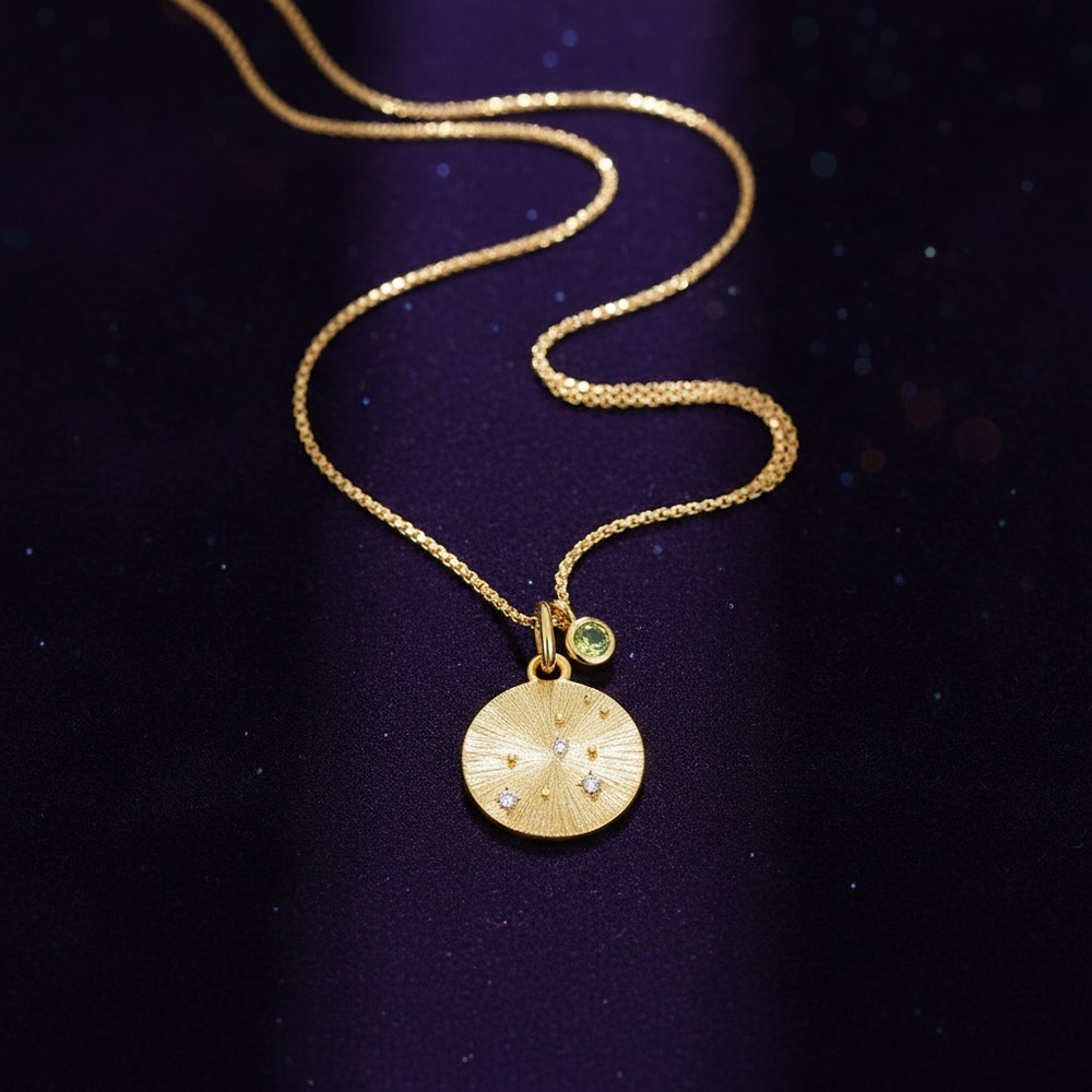 Leo Constellation Pendant Necklace
