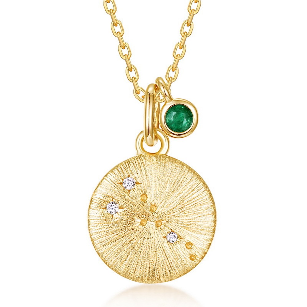 Taurus Constellation Pendant Necklace 3