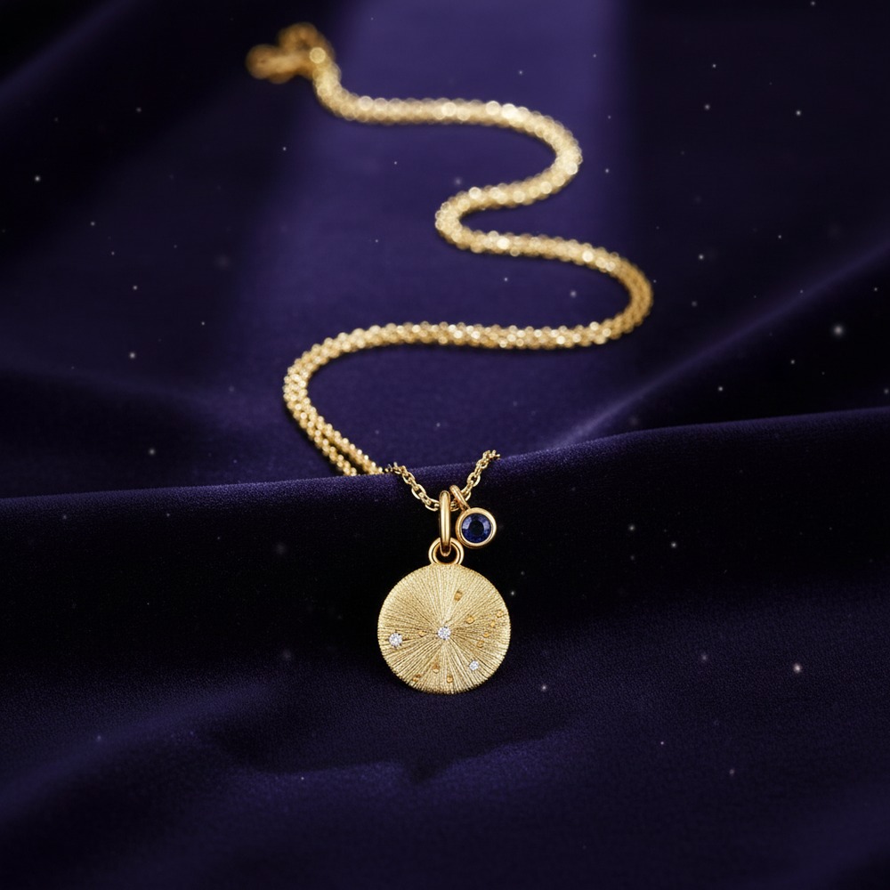 Virgo Constellation Pendant Necklace