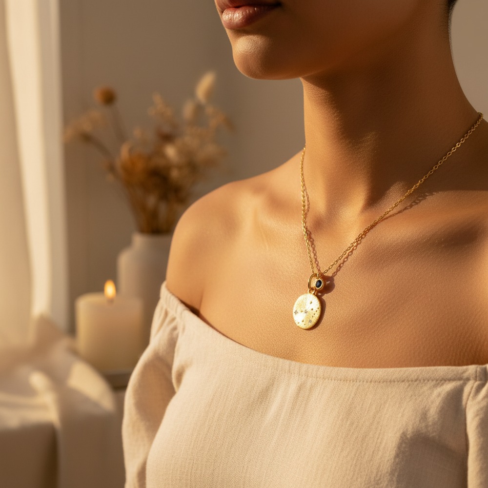 Virgo Constellation Pendant Necklace 2